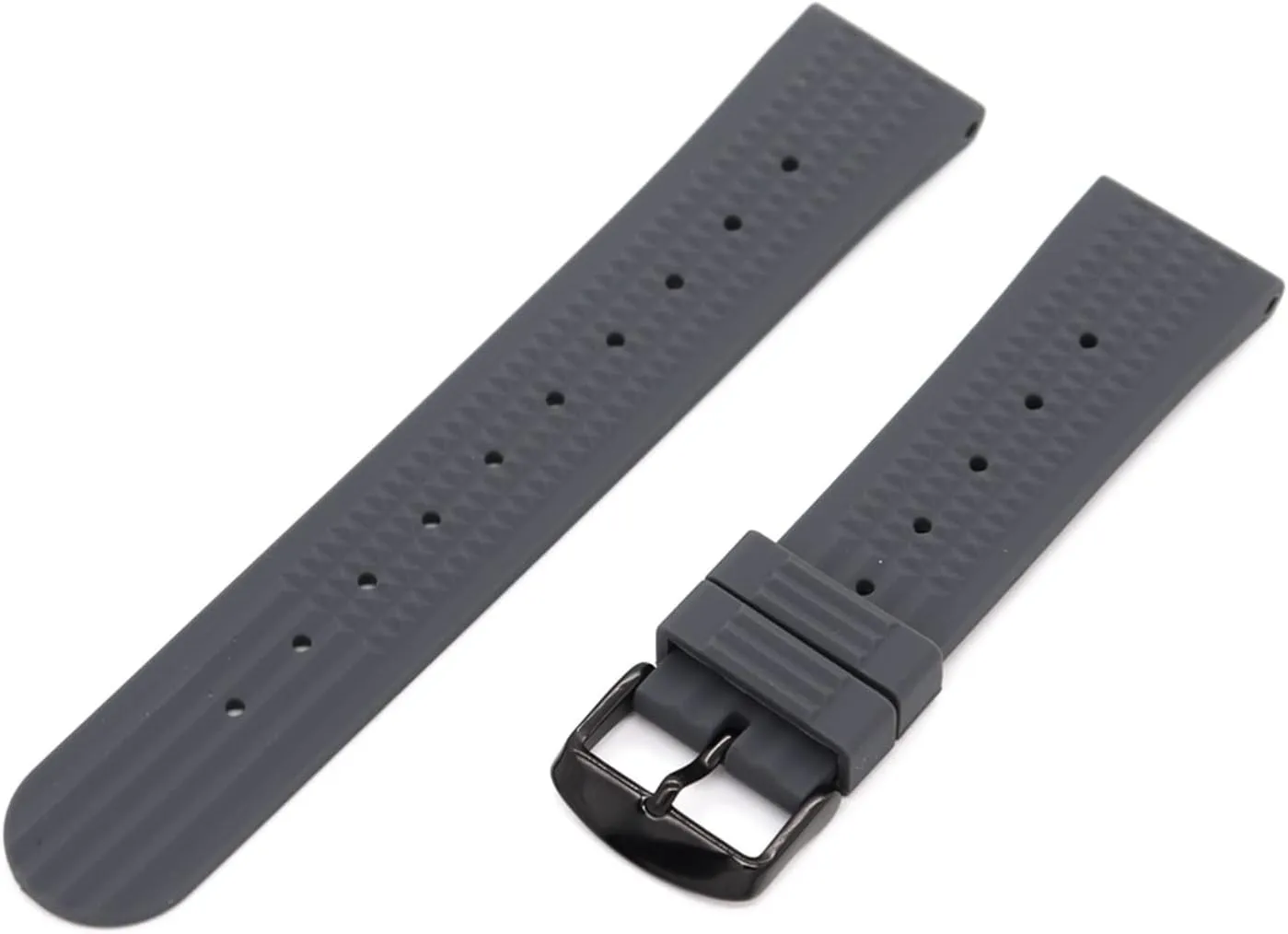 20mm 22mm Watch Strap Fit Watch Rubber Watch Band Fit Watch Sport Diving Rubber Replacement Strap Wrist Strap