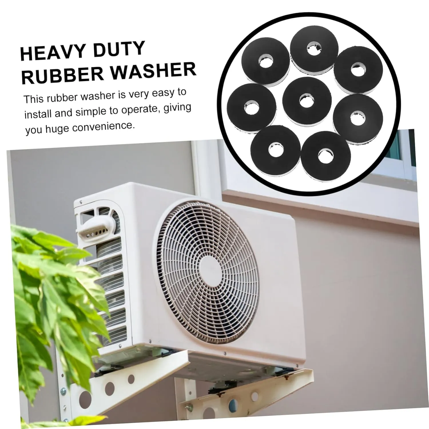 3sets Rubber Shock Pad Washer Anti Vibration Pads Dampening Washing Machine Anti Vibration Isolation Grommets Anti Vibration Grommets Vibration Suppression Rubber Grommets 8pcs*3