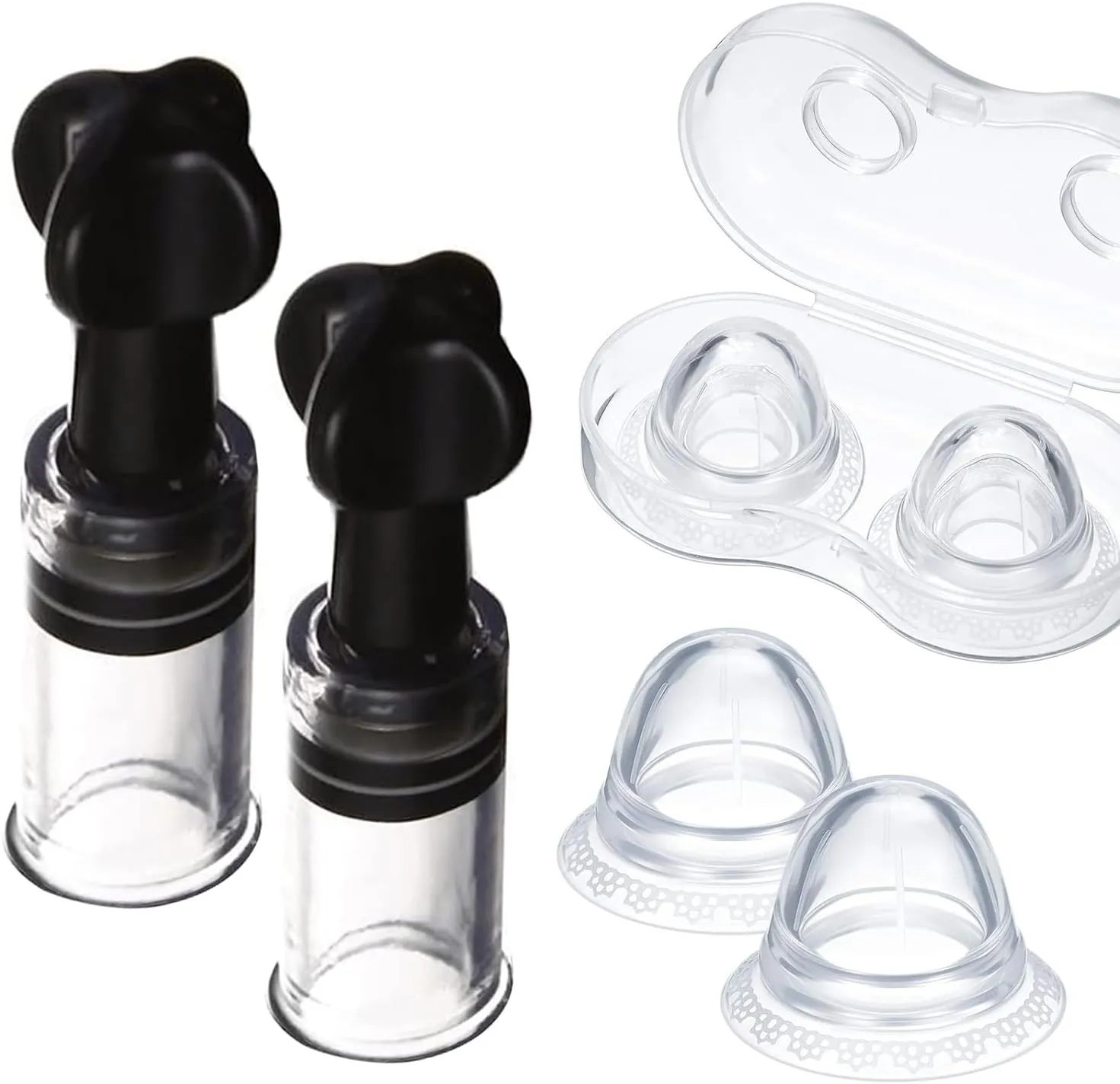4 Pcs Nipple Corector - Nipple Inverted for Flat and Shy Nipples, Inverted Nipple Body Massager