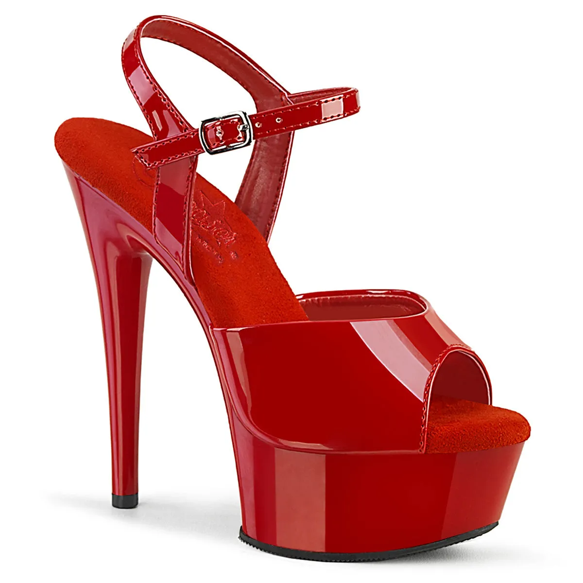 6 Inch Heel EXCITE-609 Red Pat