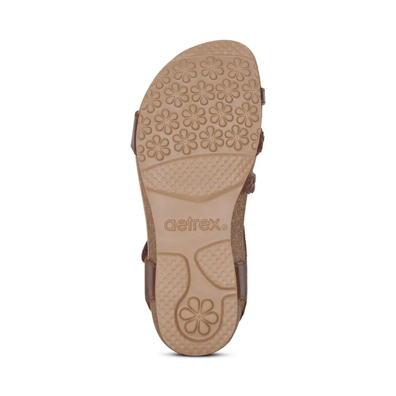 Aetrex Women's Jillian Walnut