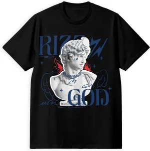 AJ 1 Rare Air 1s 4s Rare 4 Shirt, Rizz God, Shirts Match Sneakers 2D Sneaker T-Shirt Teee