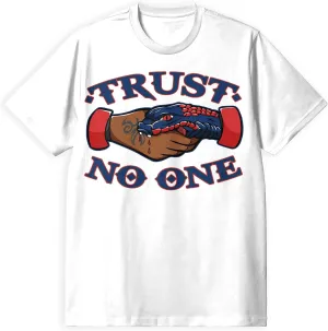 AJ 1 Rare Air 1s 4s Rare 4 Shirt, Trust No One Snake, Shirts Match Sneakers 2D Sneaker T-Shirt Teee