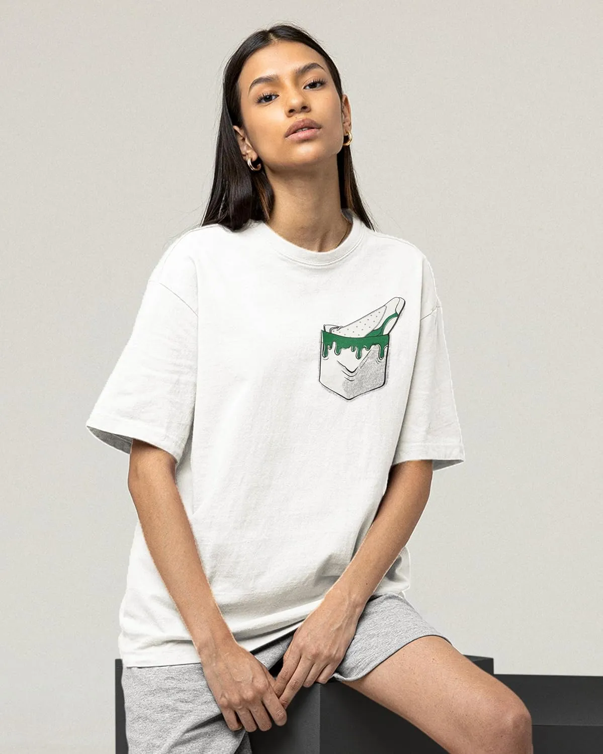 AJ 13 Court of Legends 13s Pine Green Shirt, in Pocket, Shirts Match Sneakers 2D Sneaker T-Shirt Tee