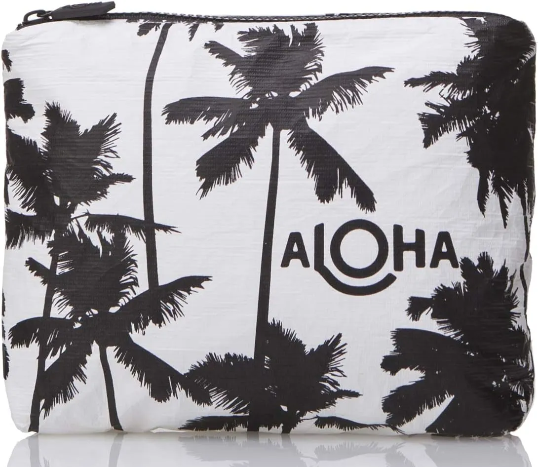 ALOHA Collection Small Pouch | Lightweight, Packable, and Splash-Proof Makeup Pouch | Easy to Clean