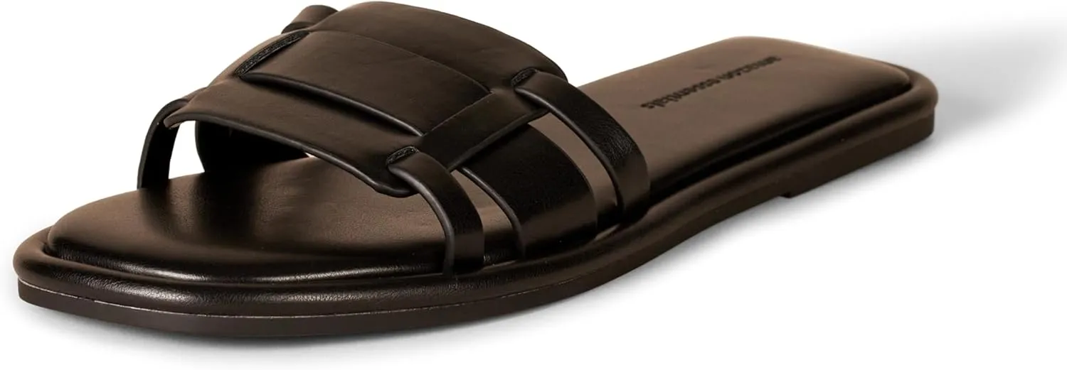 Amazon Essentials Women's Woven Padded Slide Sandal