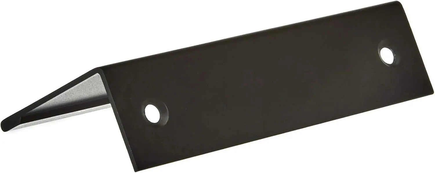 Amerock | Cabinet Pull | Matte Black | 3 inch (76 mm) Center to Center | Edge Pull | 10 Pack | Drawer Pull | Drawer Handle | Cabinet Hardware