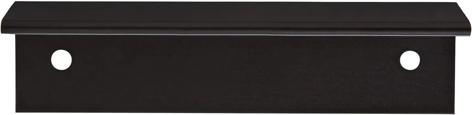 Amerock | Cabinet Pull | Matte Black | 3 inch (76 mm) Center to Center | Edge Pull | 10 Pack | Drawer Pull | Drawer Handle | Cabinet Hardware