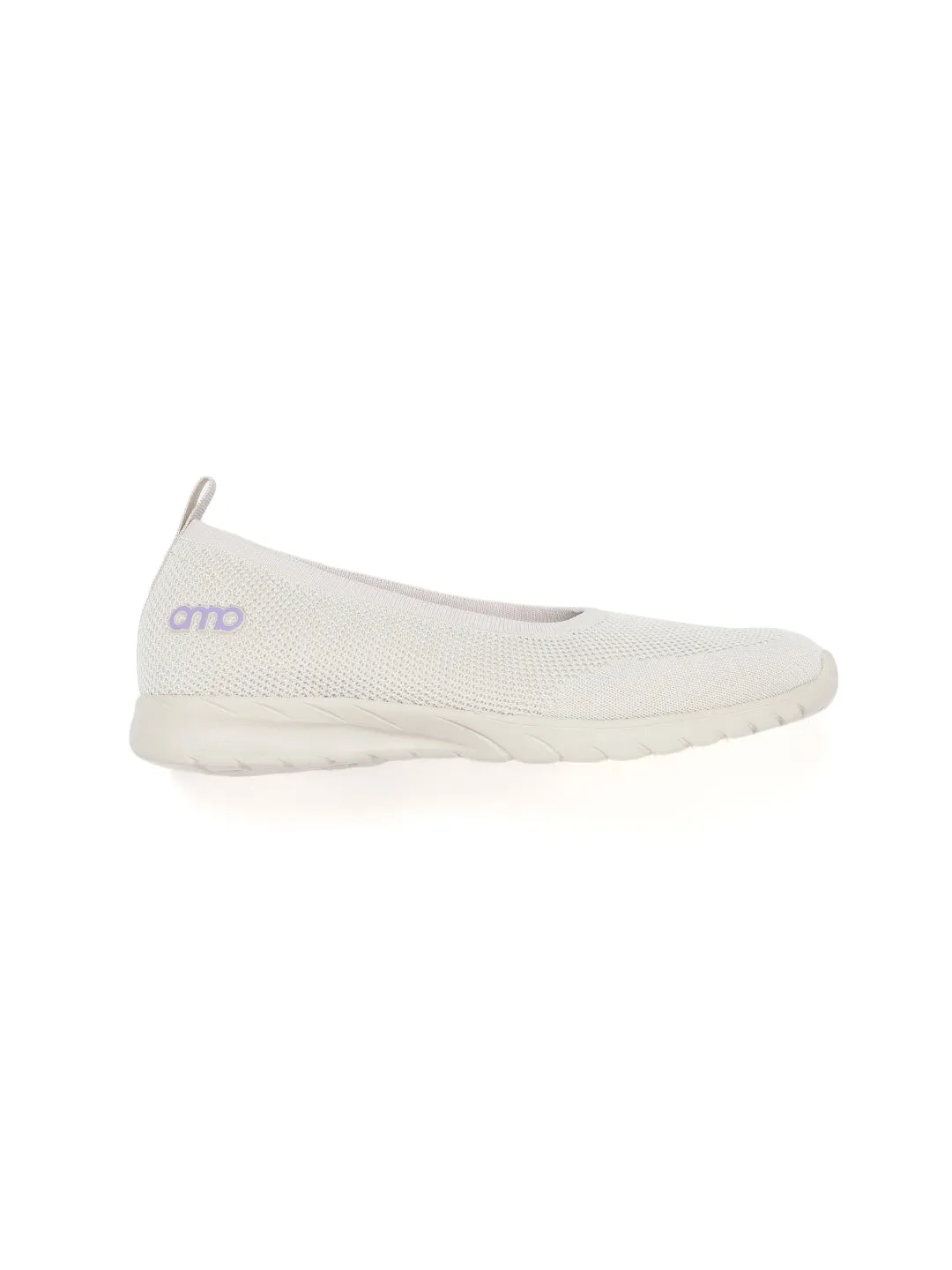 Amp Women’s Knitted Slip-On Sneakers AW057-BEIGE