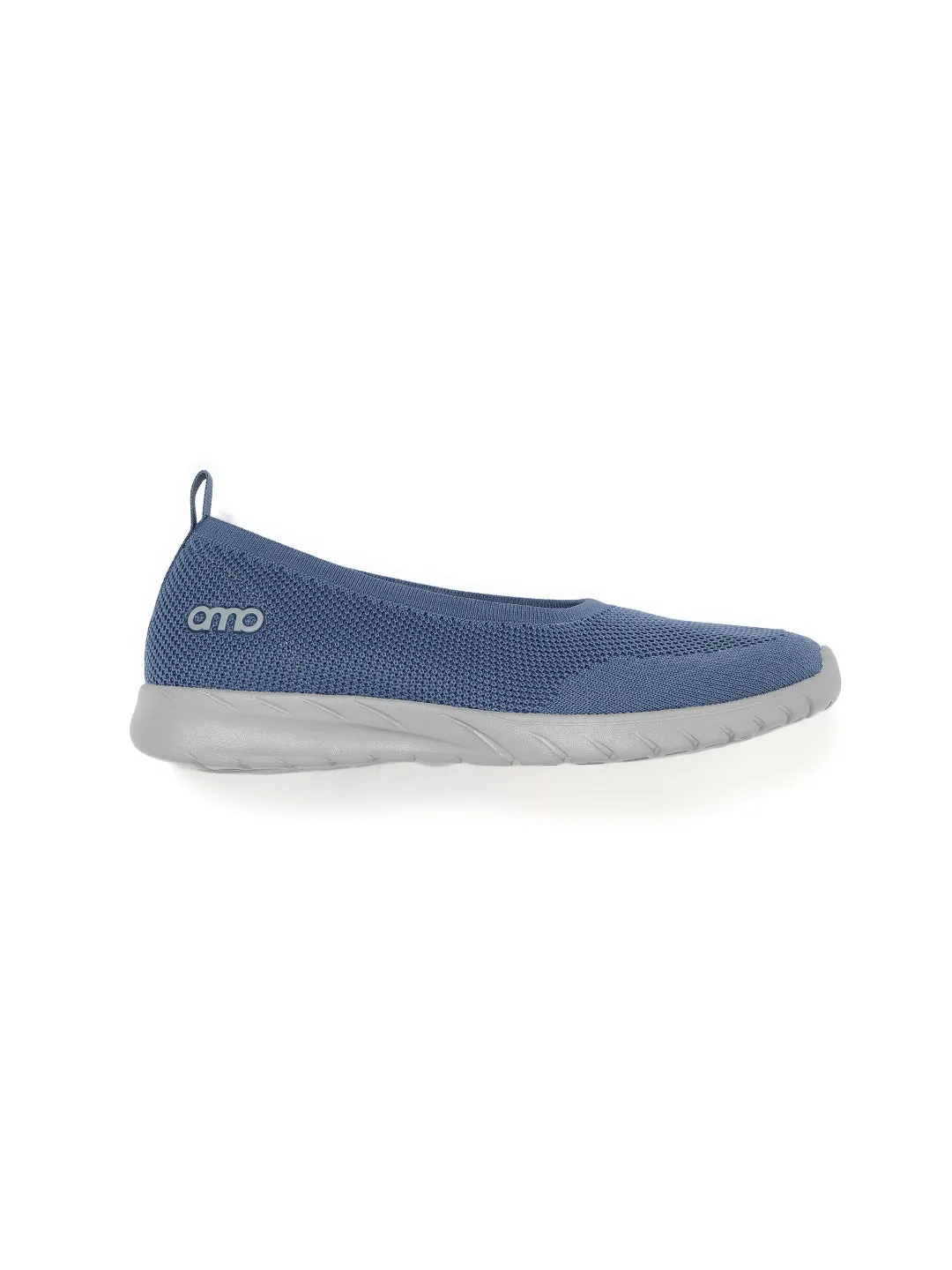 Amp Women’s Knitted Slip-On Sneakers AW057-NAVY