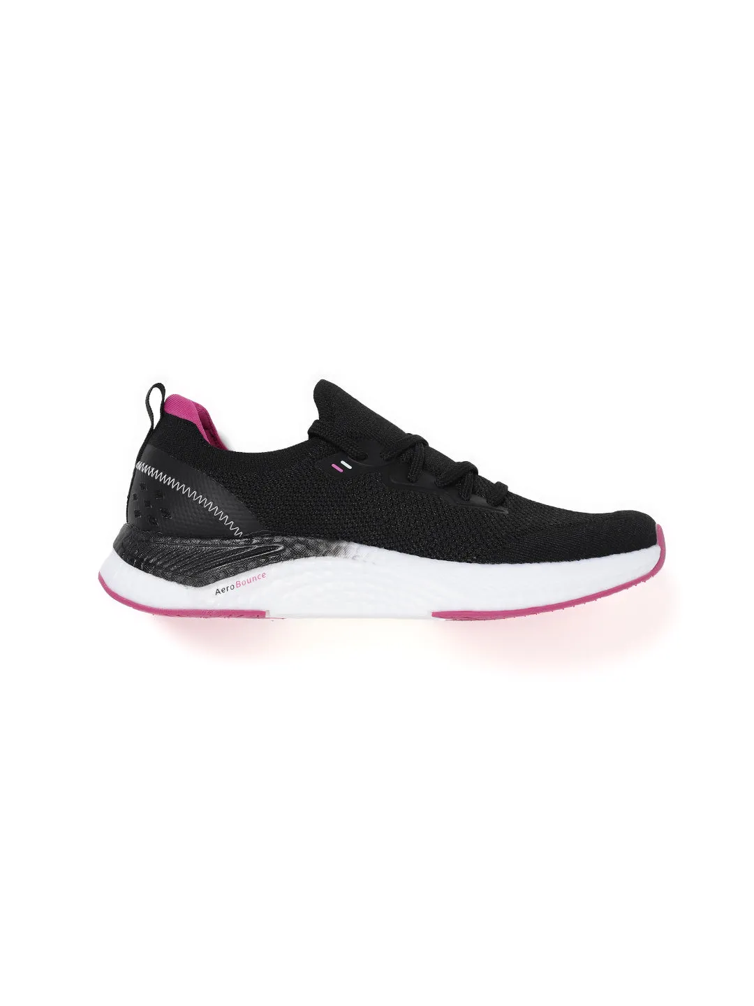 Amp Women’s Knitted Slip-On Sneakers AW059-BLACK