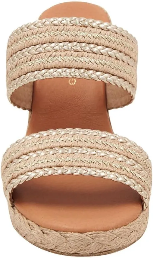 Andre Assous Women's Nolita Raffia Wedge Sandal