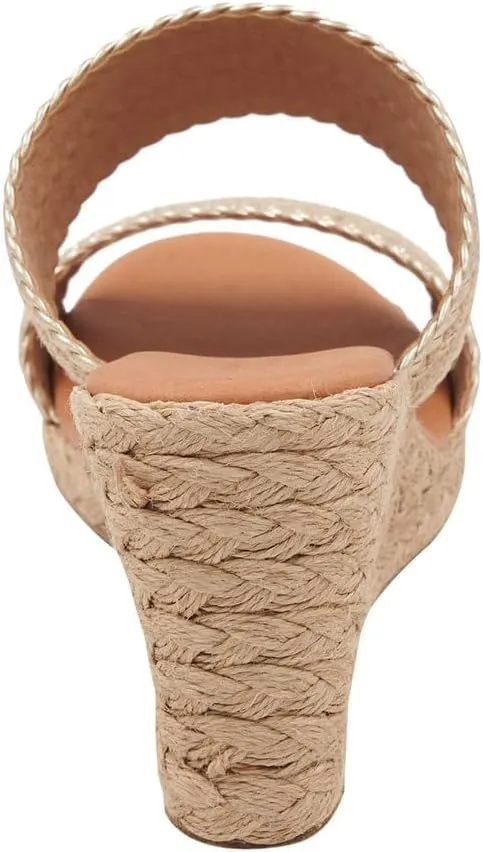 Andre Assous Women's Nolita Raffia Wedge Sandal
