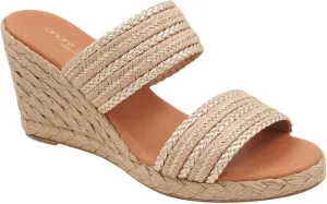 Andre Assous Women's Nolita Raffia Wedge Sandal
