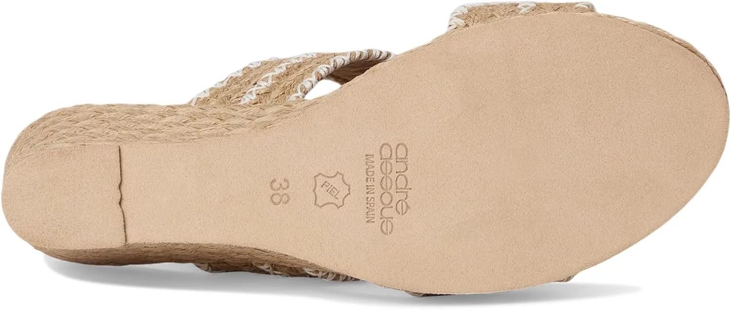 Andre Assous Women's Nolita Raffia Wedge Sandal