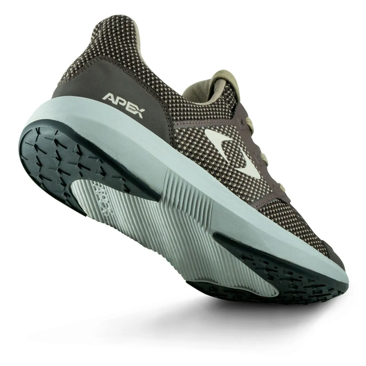 Apexfoot Men's Performance Athletic Sneaker - Brown - Medium (D)