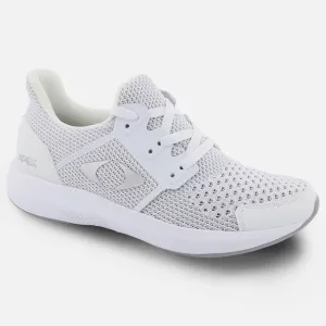 Apexfoot Men's Performance Athletic Sneaker - White - X-Wide (4E)