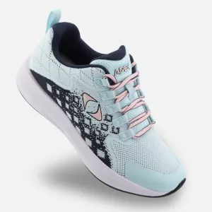Apexfoot Women's Performance Athletic Sneaker - V Black Seafoam / Pink- Medium (B)