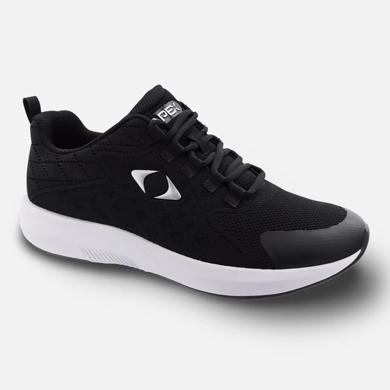 Apexfoot Women's Performance Athletic Sneaker V - Black - Wide (D)