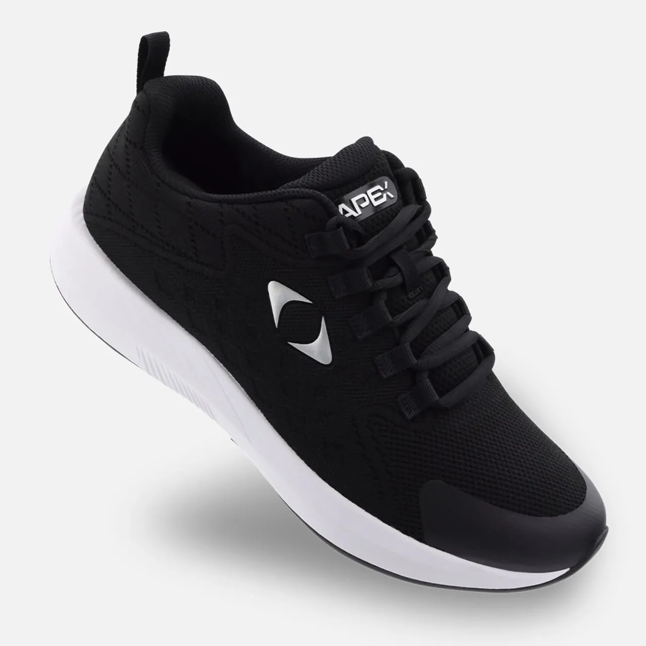 Apexfoot Women's Performance Athletic Sneaker V - Black - Wide (D)
