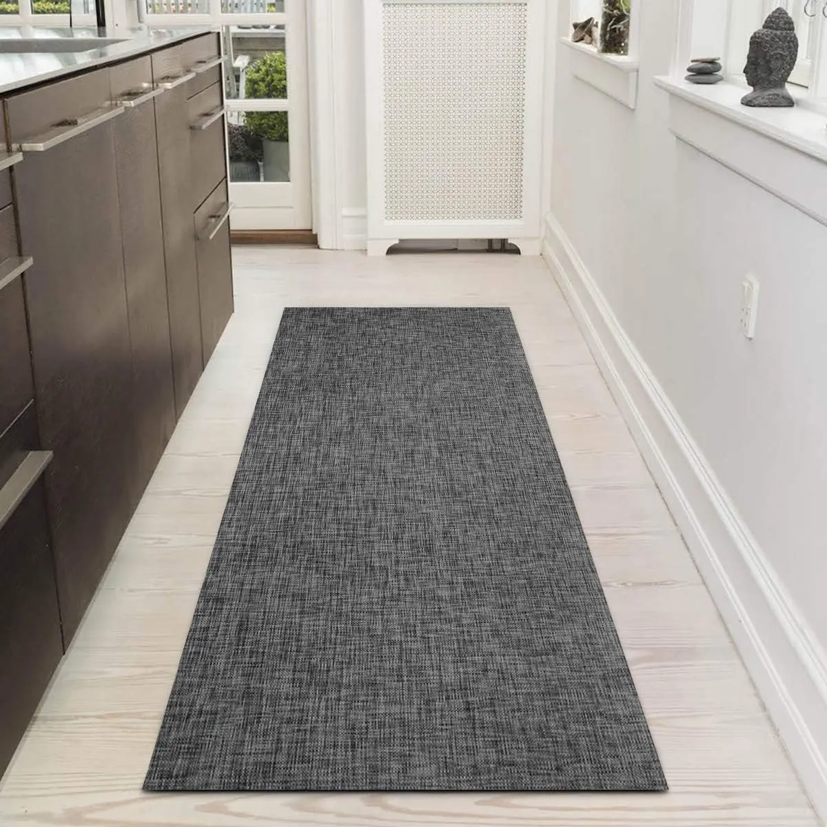 Area Kitchen Rugs Runner for Hallway Laundry Room 24X60X0.12 Inch Indoor/Outdoor Floor Comfort Mats Stain Resistant Non Slip Waterproof Easy Cleaning Rolled Packed
