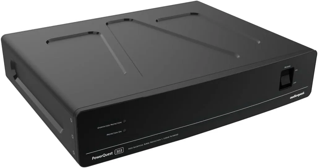 AudioQuest PowerQuest 303 12-Outlet Power Conditioner & Non-Sacrificial Surge Protector - North America
