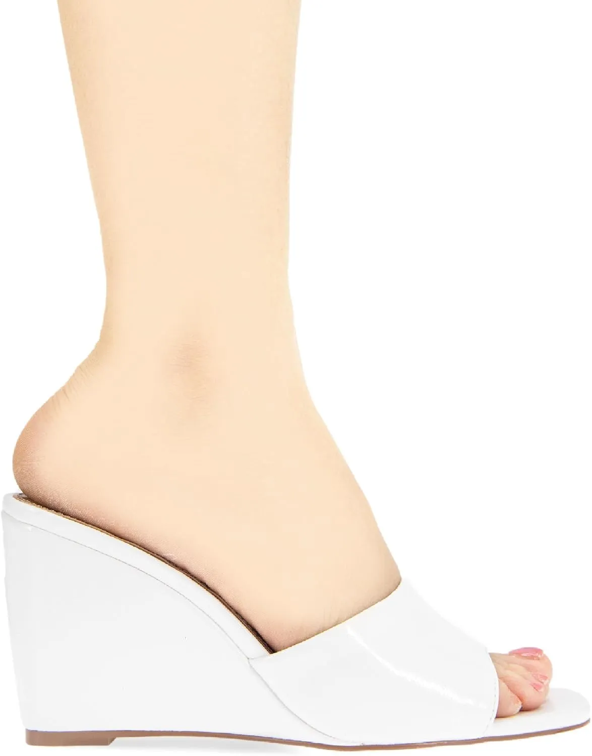 BCBGeneration Women's Glam Sliver Wedge Sandal