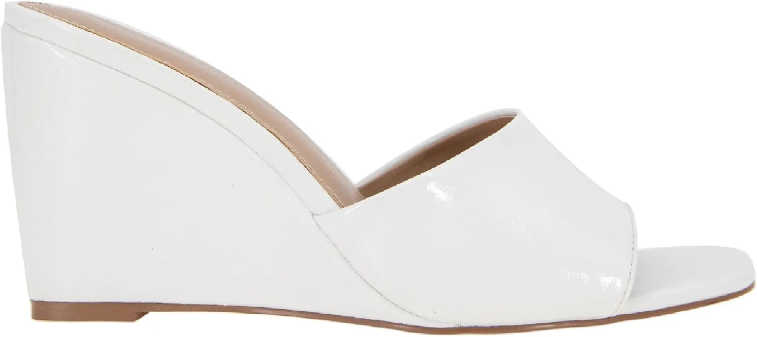 BCBGeneration Women's Glam Sliver Wedge Sandal