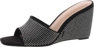 BCBGeneration Women's Glam Sliver Wedge Sandal