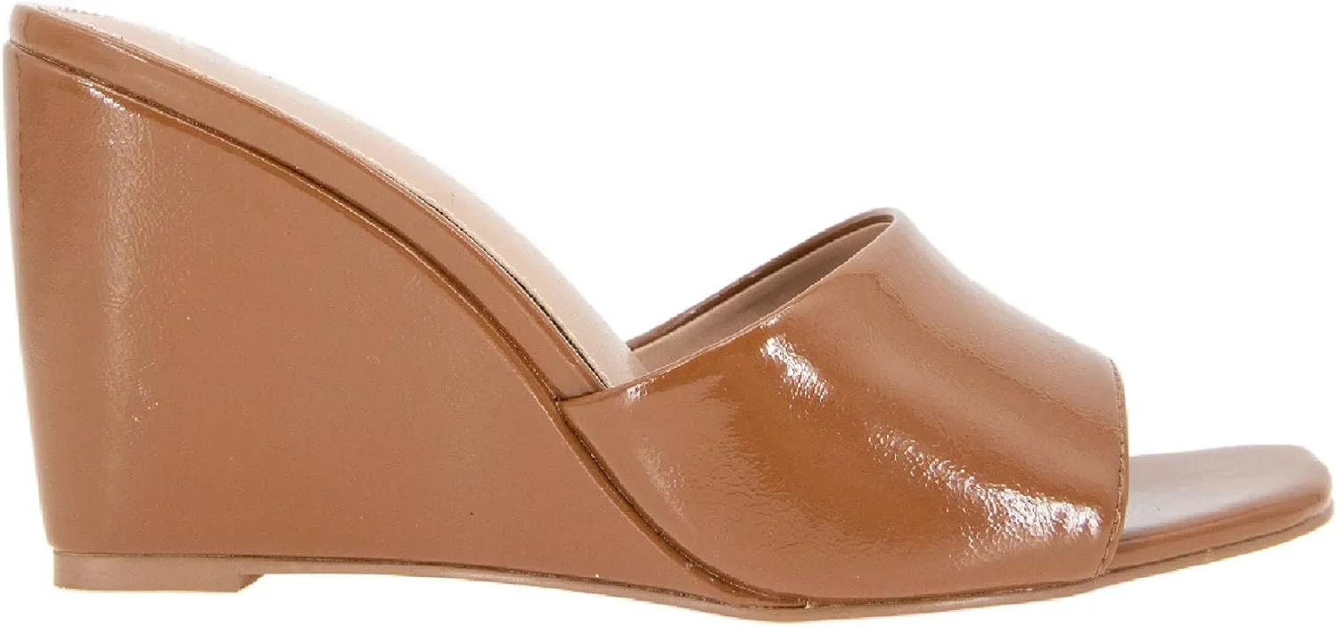 BCBGeneration Women's Glam Sliver Wedge Sandal