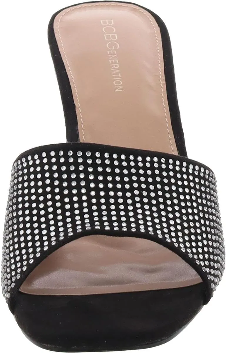 BCBGeneration Women's Glam Sliver Wedge Sandal