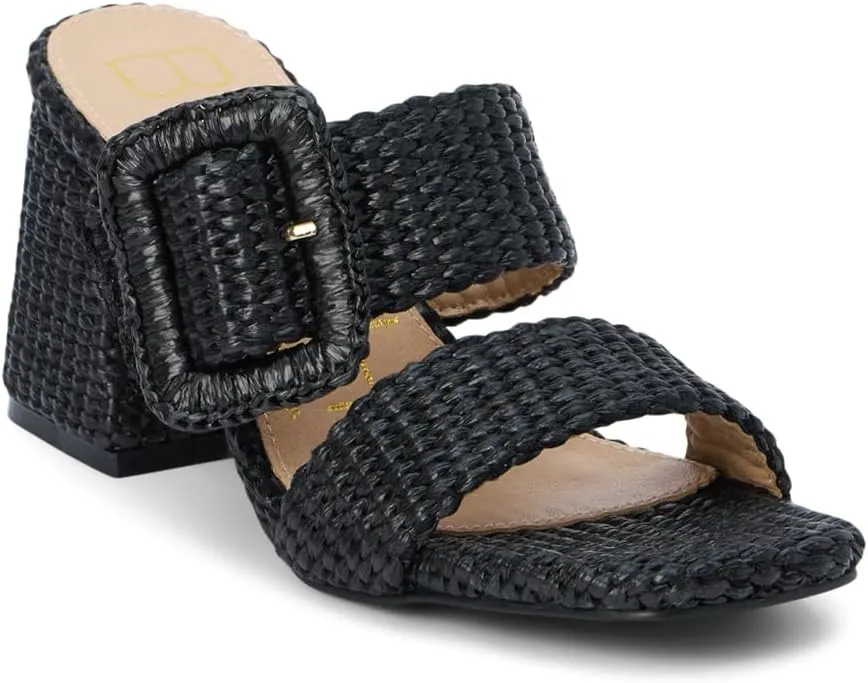BEACH by Matisse Womens Lucy Block Casual Sandals Casual High Heel 3" & Up - Brown