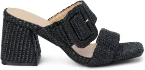 BEACH by Matisse Womens Lucy Block Casual Sandals Casual High Heel 3" & Up - Brown