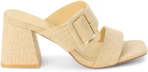BEACH by Matisse Womens Lucy Block Casual Sandals Casual High Heel 3" & Up - Brown