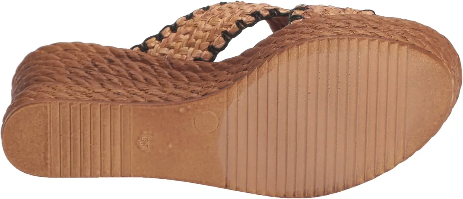 Bella Vita Made in Italy Women's Geo-Italy Wedge Sandal