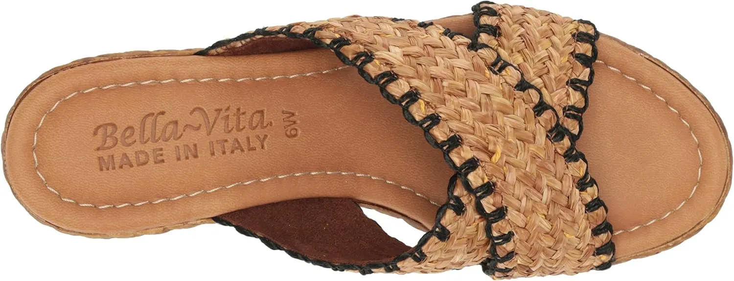 Bella Vita Made in Italy Women's Geo-Italy Wedge Sandal