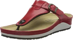 Berkemann Women's Mila Flip Flops, Red Rot 201, 9.5