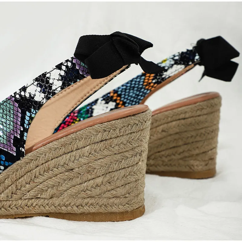 BerriesJam - Slip On Closed Toe Platform Espadrille