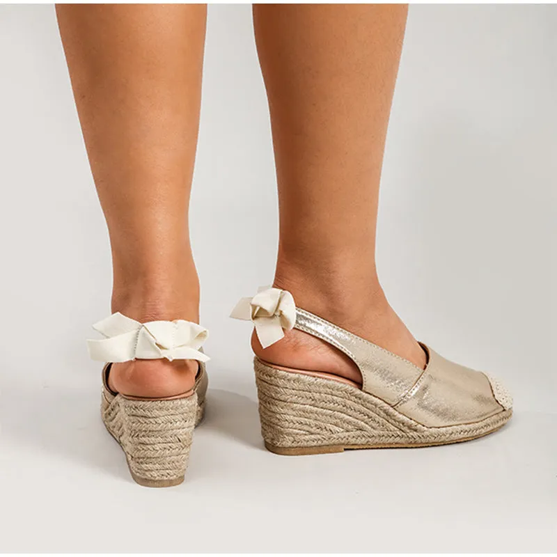 BerriesJam - Slip On Closed Toe Platform Espadrille