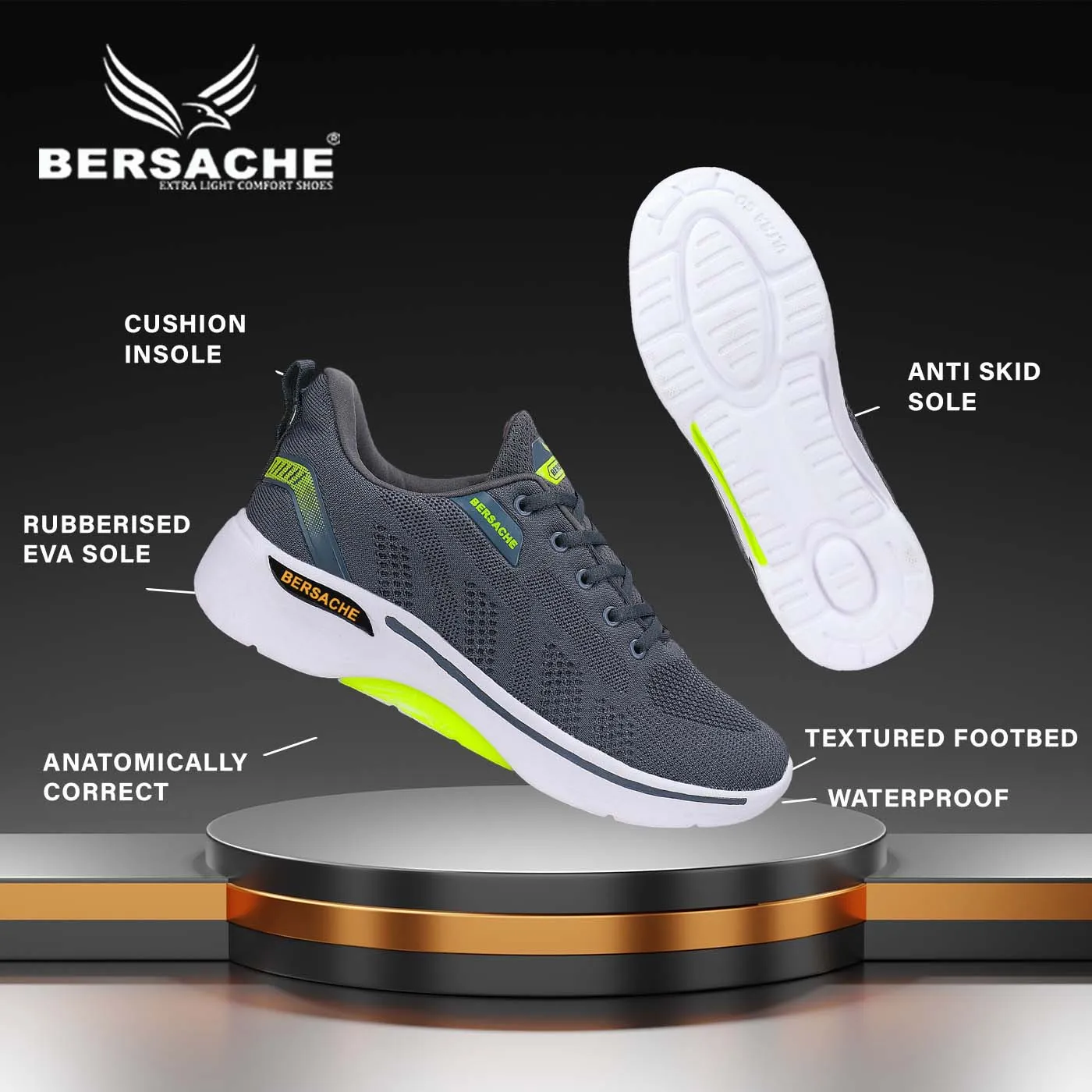 Bersache Lightweight Casual High Quality Sole For Men - 7049