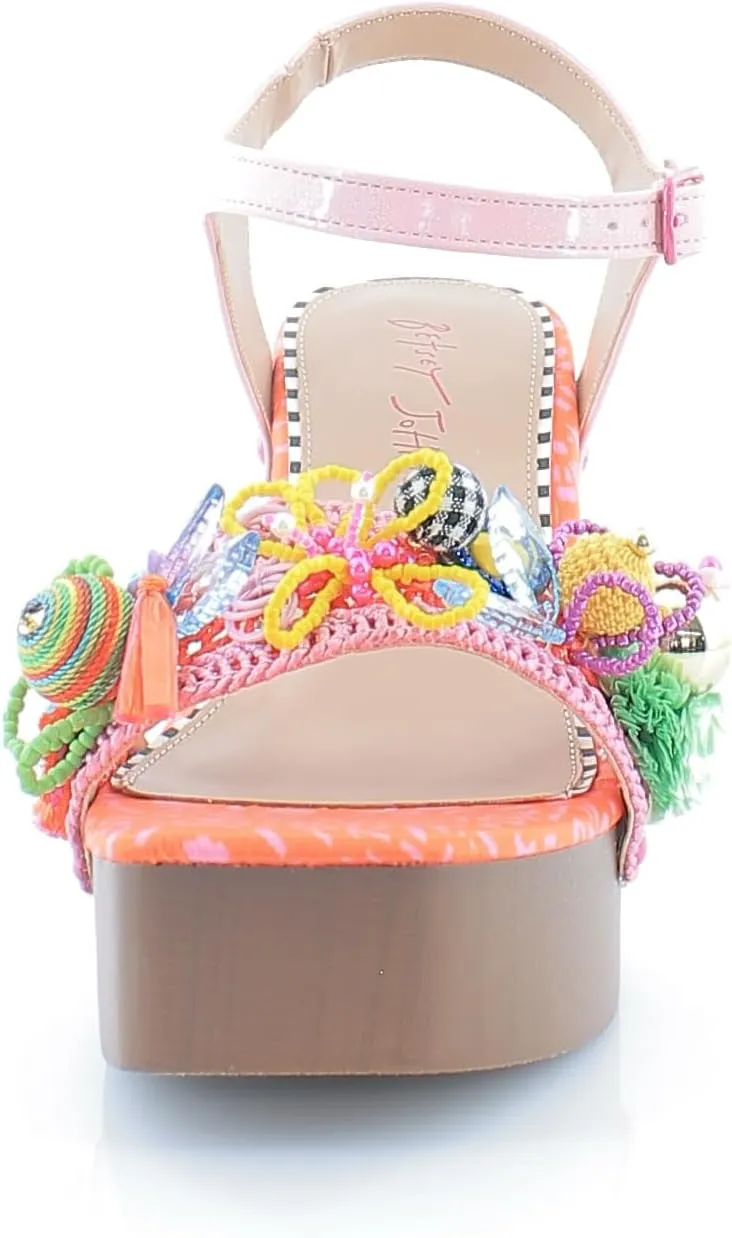Betsey Johnson Women's Daena Heeled Sandal