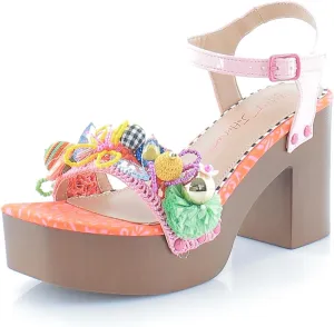 Betsey Johnson Women's Daena Heeled Sandal