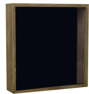 Blank Top Loading Shadow Box 12 1/8" x 12 1/8" x 3 1/8" (external) 11 5/8" x 11 5/8" x 2 1/2" (internal) Scrapbook, Wall hanging Easy to Use Box Display Frame. Wine Cork Box, Beer Caps, Ticket Stubs