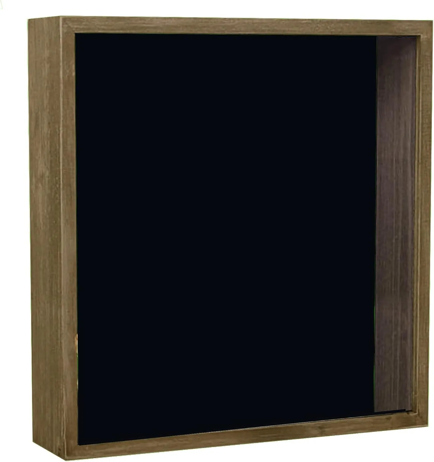 Blank Top Loading Shadow Box 12 1/8" x 12 1/8" x 3 1/8" (external) 11 5/8" x 11 5/8" x 2 1/2" (internal) Scrapbook, Wall hanging Easy to Use Box Display Frame. Wine Cork Box, Beer Caps, Ticket Stubs