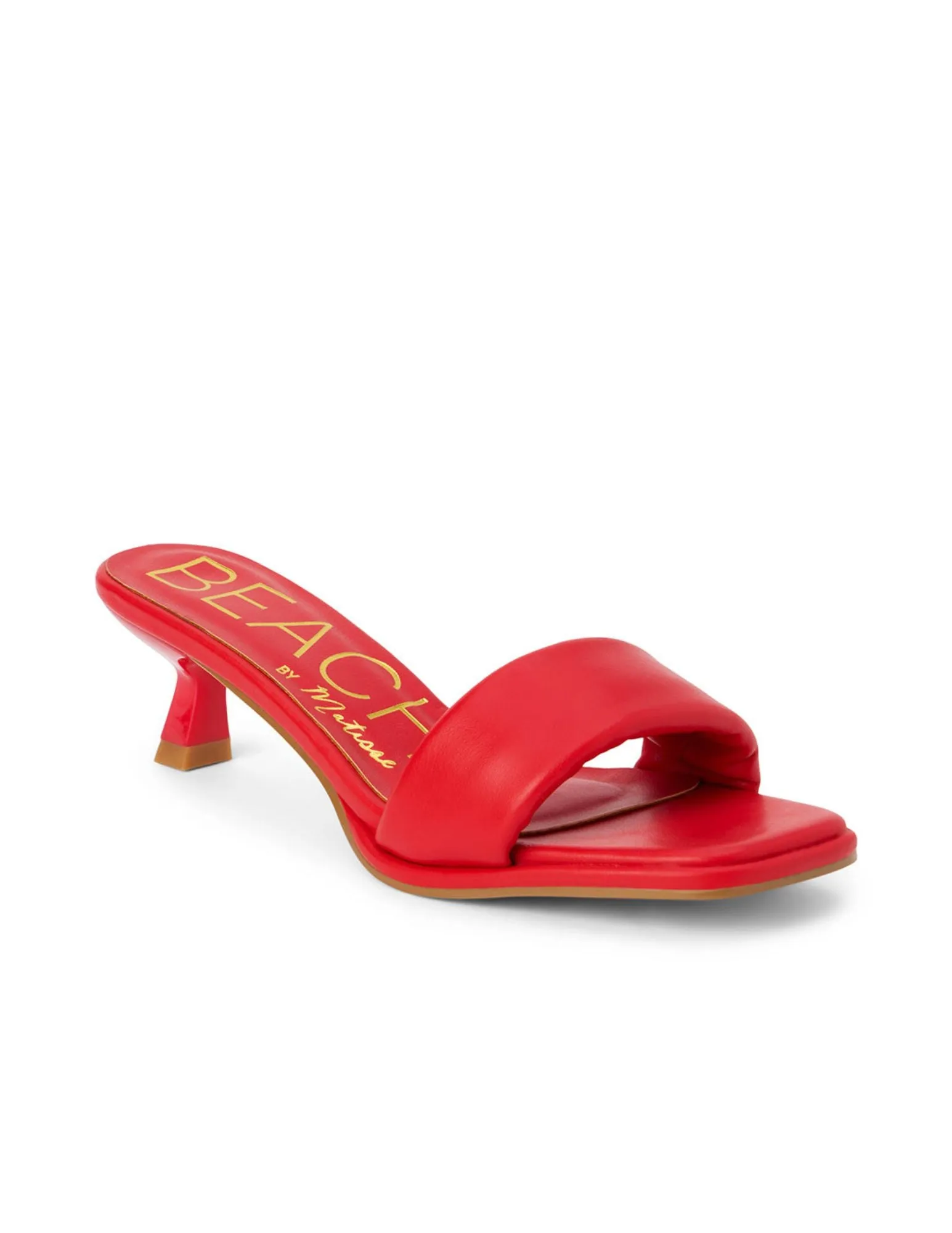 Blondie Heeled Sandal - Red