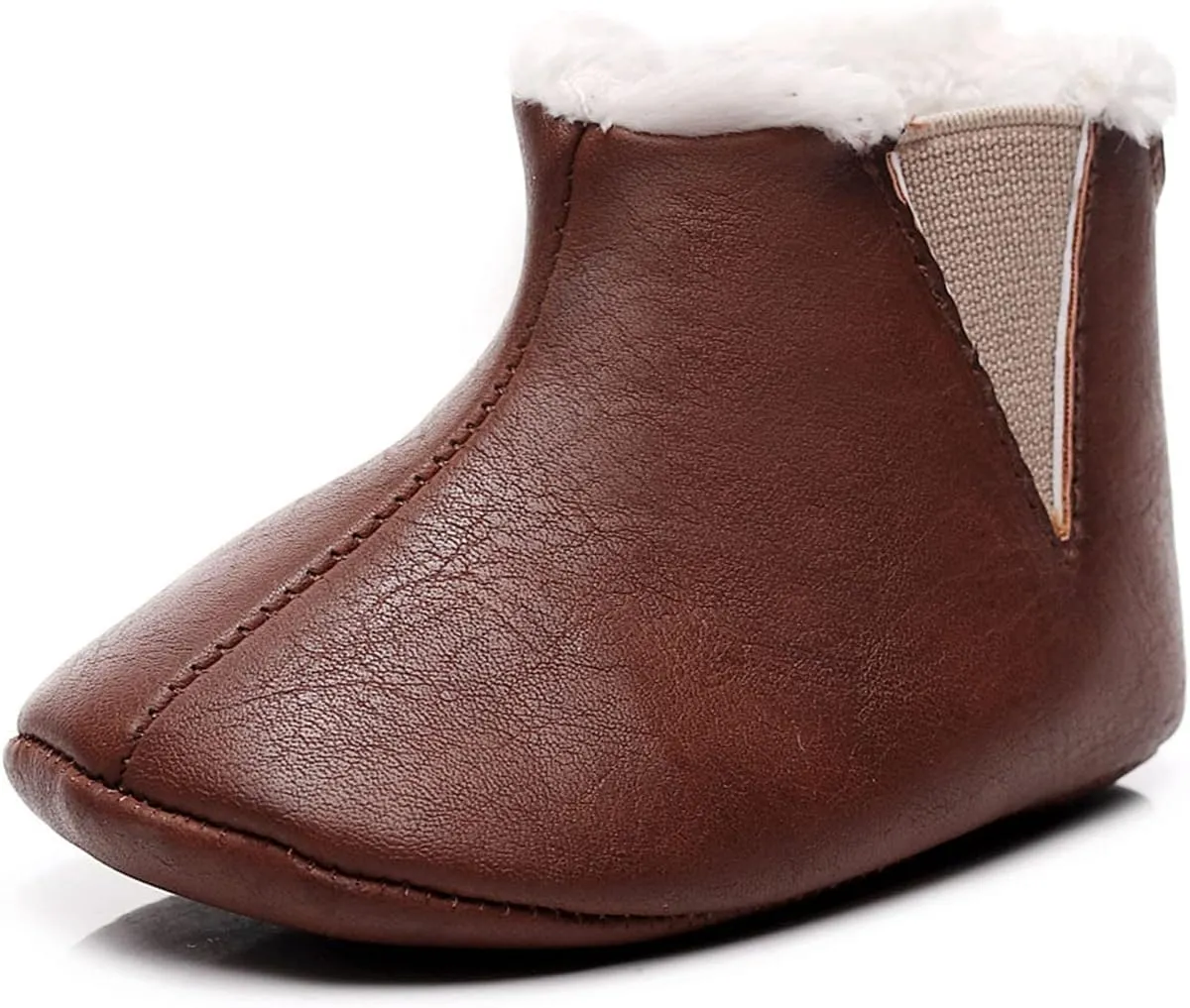 Boy Shoes Size 1 Boots Girls Soft Plush First Infant Warm Snow Baby Walkers Cotton Shoes Baby Shoes Cowboy Boot Booties for Babies