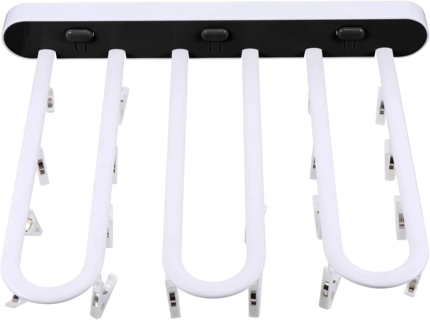 Cabilock Press Storage Rack Multifunction Laundry Rack Socks Drying Strong Clamp Force