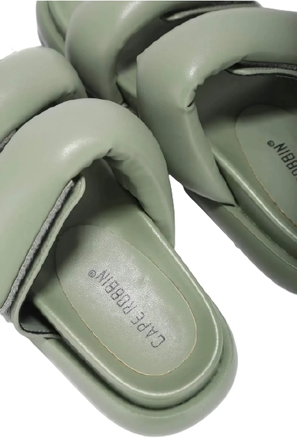 Cape Robbin Women's Puffy Comfort Flat Sandals