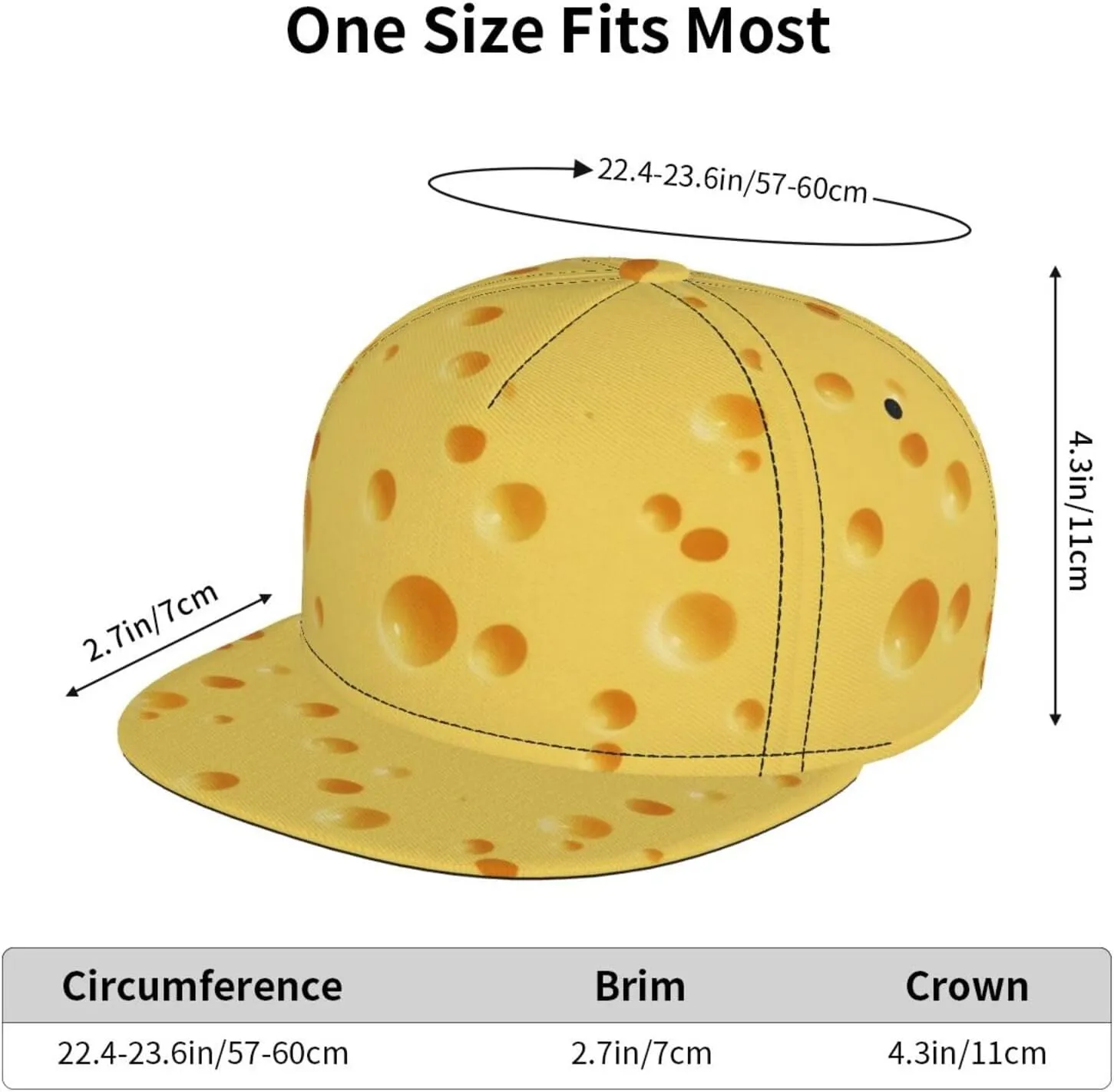Cartoon Animal Baseball Cap for Men Women Classic Snapback Hip Hop Flat Bill Brim Adjustable Visor Beach Trucker Hat