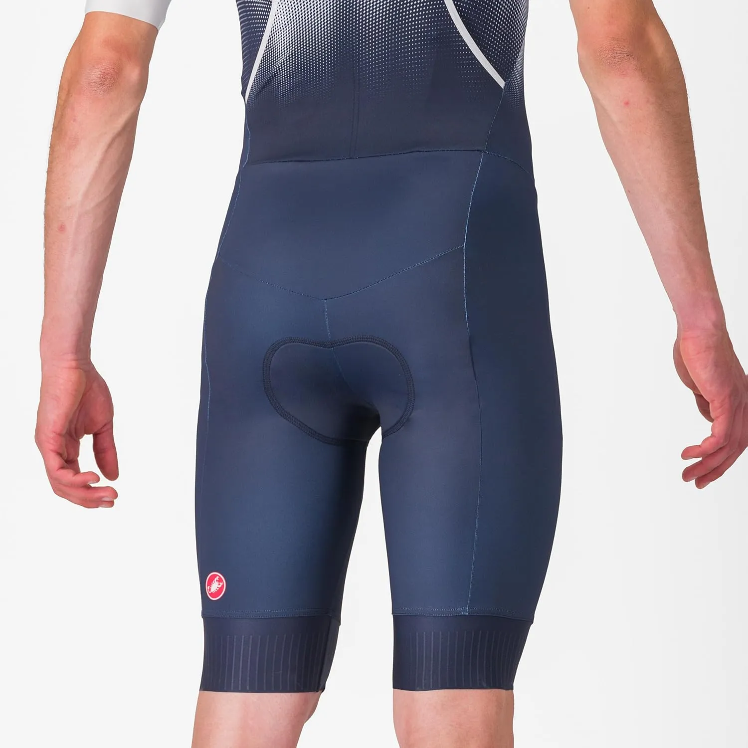 CASTELLI Men’s Core Tri Suit Short Sleeve, Cycling Race Swim Bike Run, Aerodynamic Triathlon Suit with Pockets